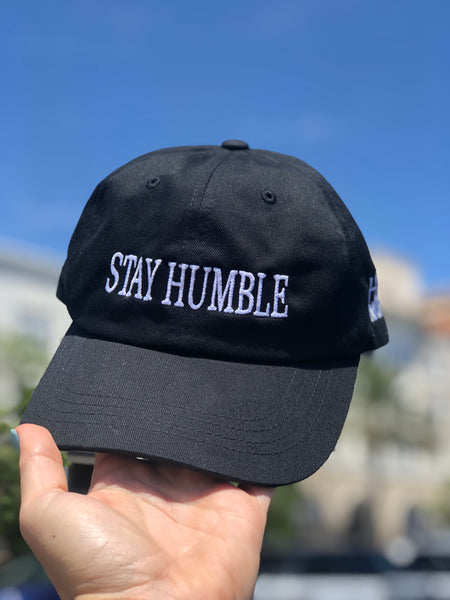 Unisex Dad Hat | Stay Humble | Black