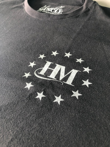 Mens Tee | HM Stars & Stripes | Black