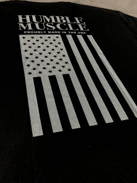 Mens Tee | HM Stars & Stripes | Black