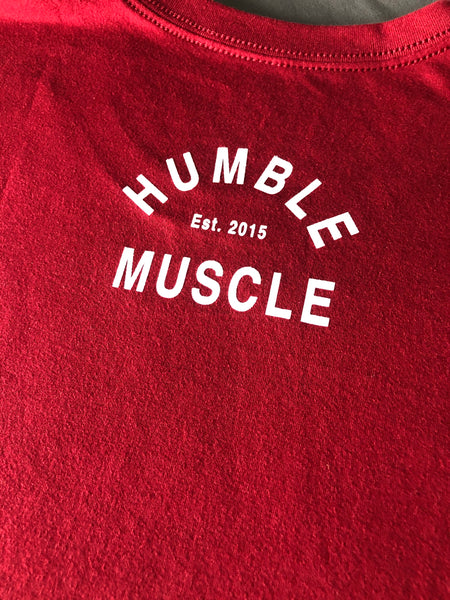 Unisex Long Sleeve Tee | Stay Humble | Wine